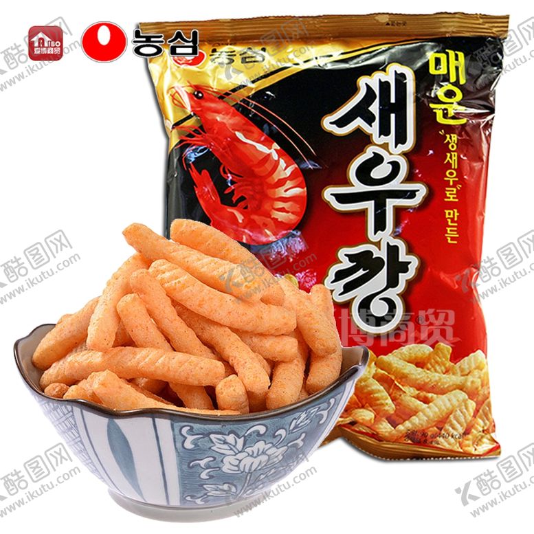 编号：60895410150350519005【酷图网】源文件下载-韩国农心辣味鲜虾条