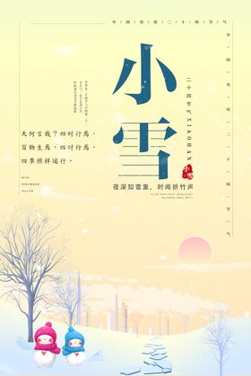 小雪活动背景