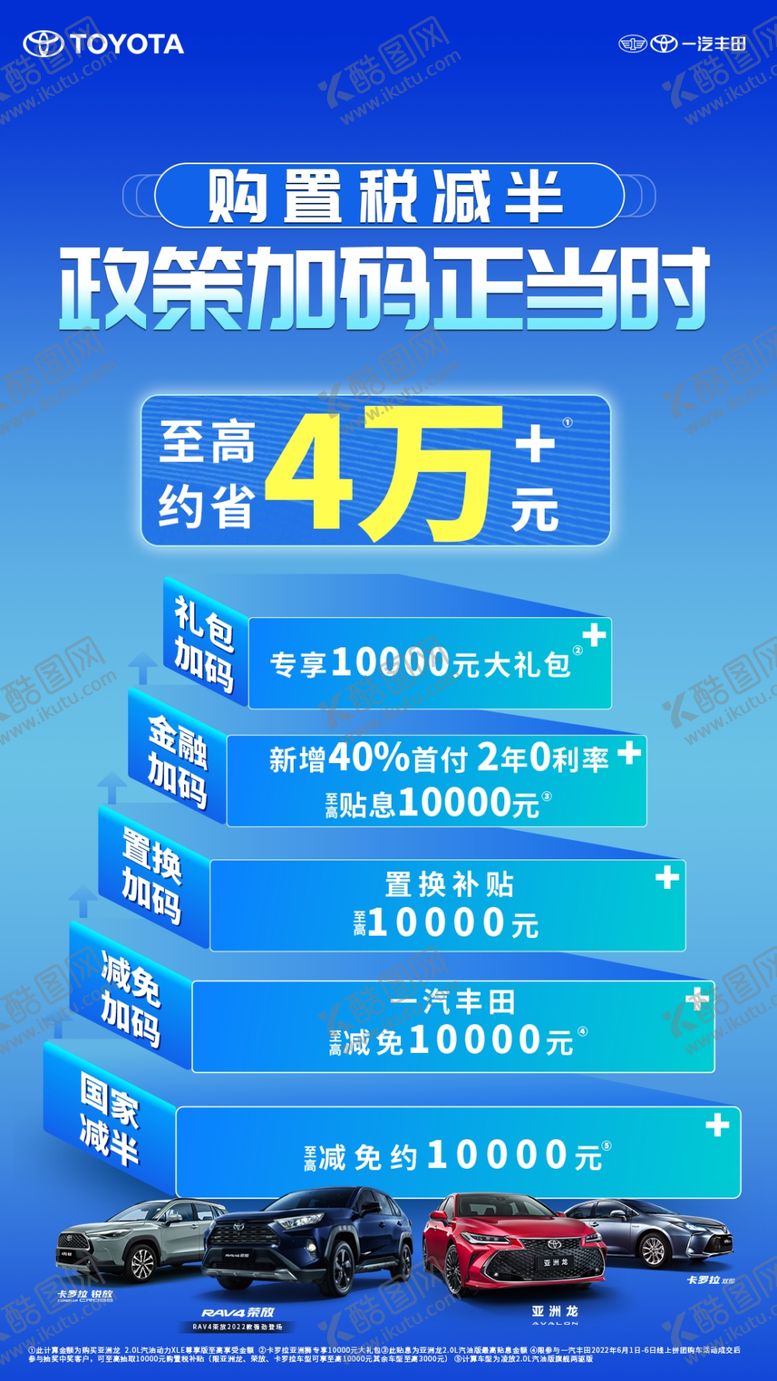 编号：70251909131127560213【酷图网】源文件下载-购置税海报政策加码展架