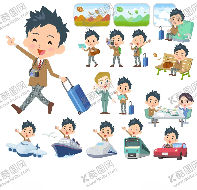 编号：18223306261215469692【酷图网】源文件下载-卡通人物