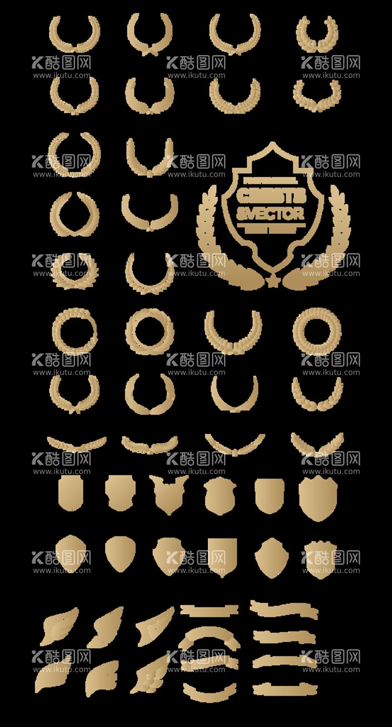 编号：43129611131342493871【酷图网】源文件下载-金色王冠png