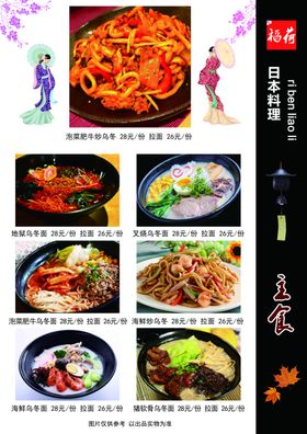 寿司菜单