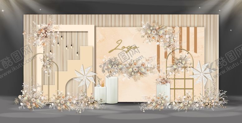 编号：93654102051157235898【酷图网】源文件下载-香槟婚礼背景