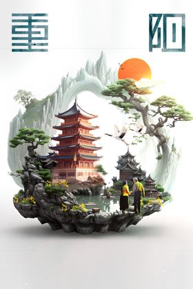 重阳节宣传海报素材