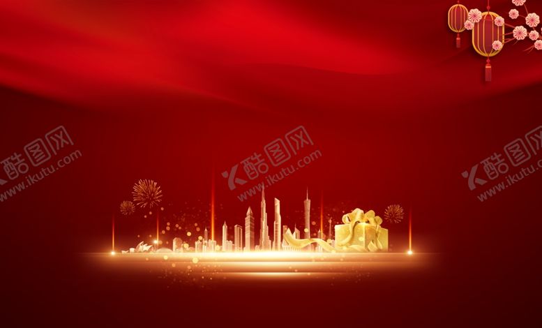 编号：38782510170409234251【酷图网】源文件下载-金色开盘红金豪宅地产广告