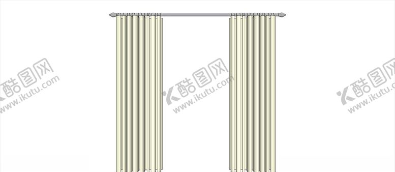 编号：13382510310652048609【酷图网】源文件下载-窗帘模型