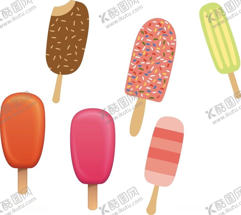 编号：93512312180341391058【酷图网】源文件下载-卡通冰棒