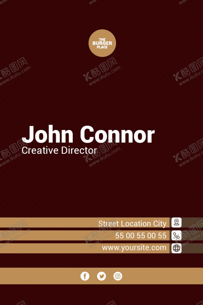 编号：25550309152314071878【酷图网】源文件下载-简约名片