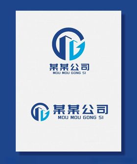 蓝色logo