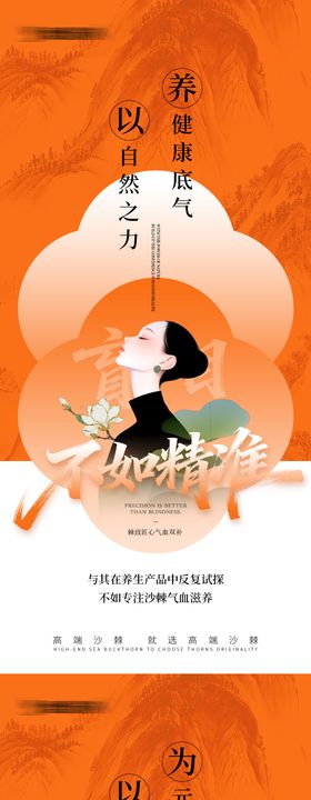 气血养生宣传海报