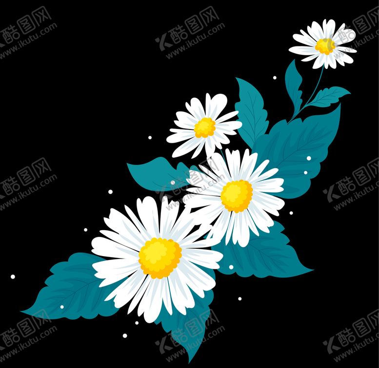 编号：84654410051828077764【酷图网】源文件下载-野菊花小雏菊Daisy鲜花花朵