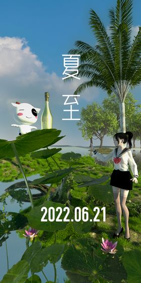 编号：97258309280433067954【酷图网】源文件下载-24节气夏至海报