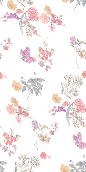 清新花卉图案背景