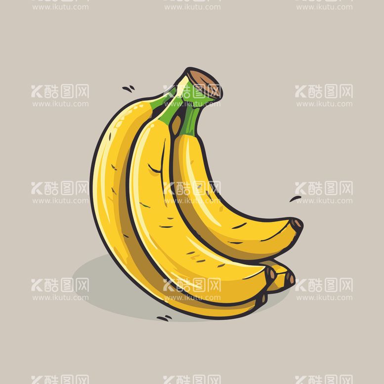 编号：11265401252114326864【酷图网】源文件下载-banana水果手绘矢量插画