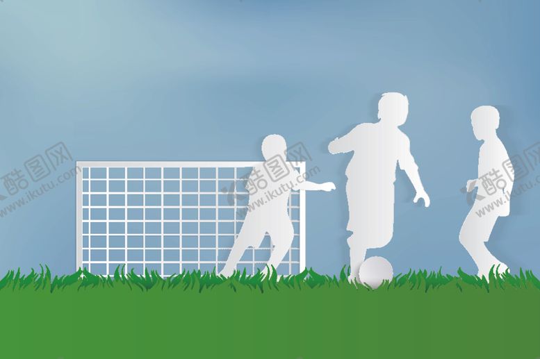 编号：62697510010543507287【酷图网】源文件下载-足球人物剪影