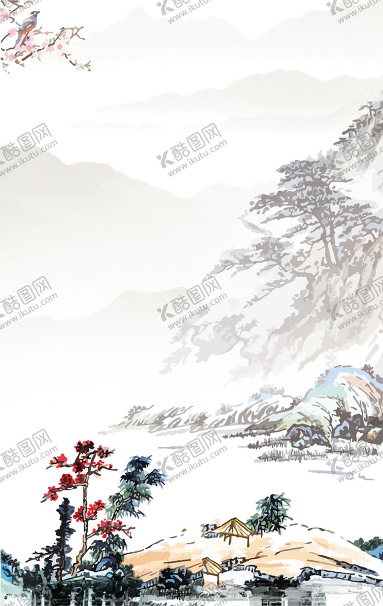 编号：55072609132234458236【酷图网】源文件下载-水墨画