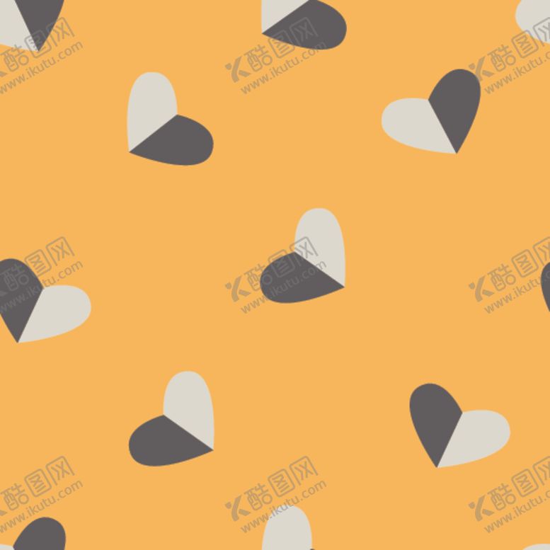 编号：66818805052129052679【酷图网】源文件下载-无缝爱心底纹
