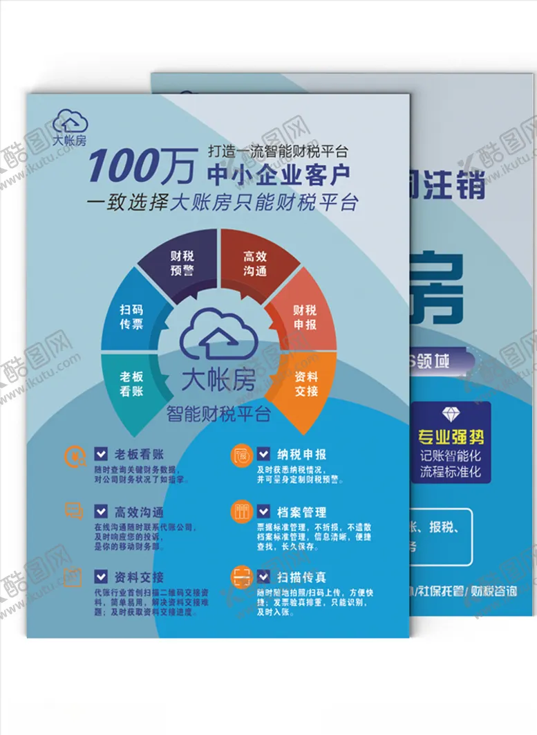 编号：99899806240712096446【酷图网】源文件下载-财务宣传单