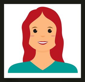 手绘女孩女人