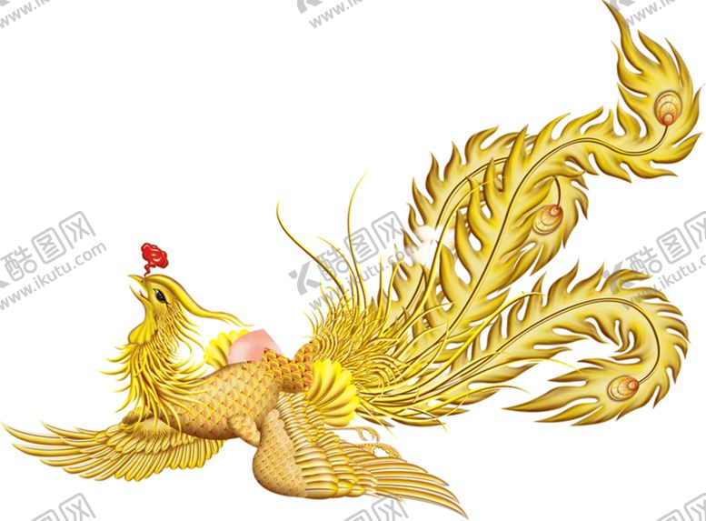 编号：35159705030049019364【酷图网】源文件下载-国潮凤凰插画