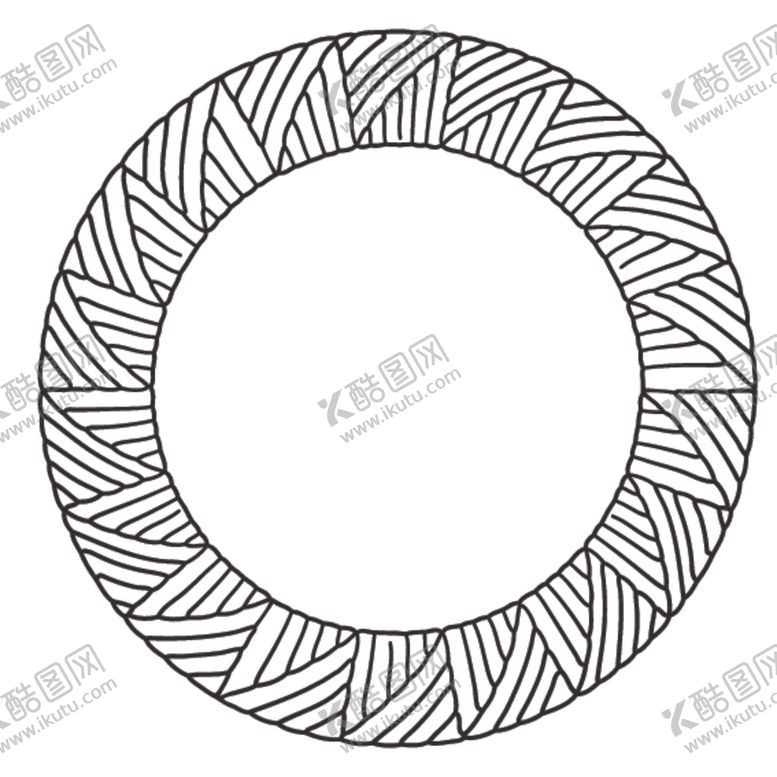 编号：48087511011255398264【酷图网】源文件下载-简笔绘画圆圈图案