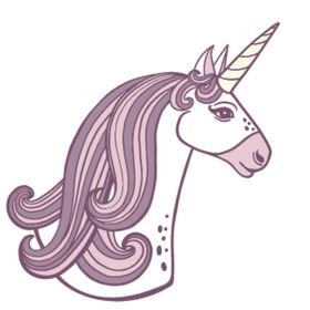 独角兽简笔插画