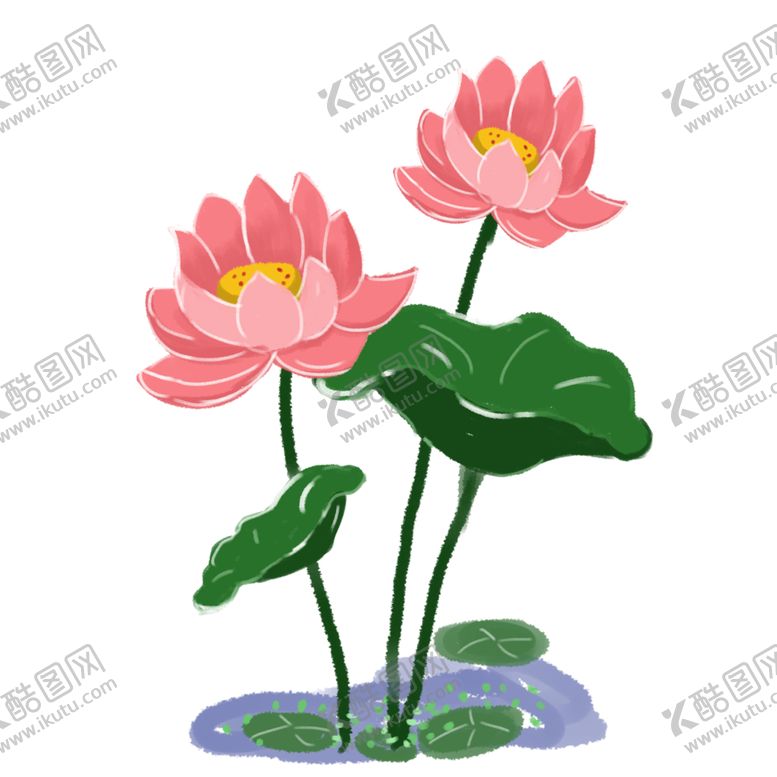 编号：88143607010247155624【酷图网】源文件下载-荷花元素