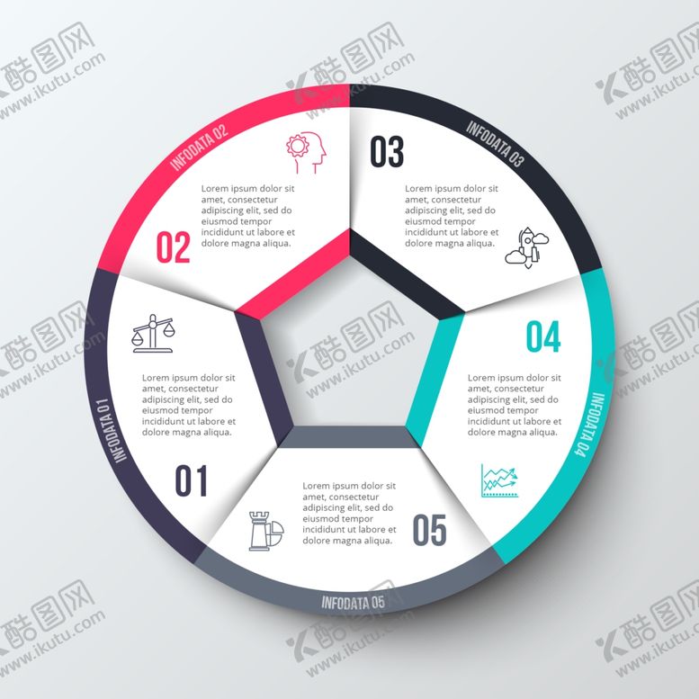 编号：81203507130255033498【酷图网】源文件下载-矢量办公分类图表元素