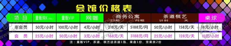 编号：44103607041535116711【酷图网】源文件下载-美发价目表