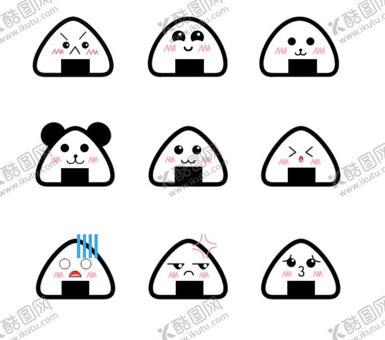 编号：96028909240247063487【酷图网】源文件下载-饭团表情包