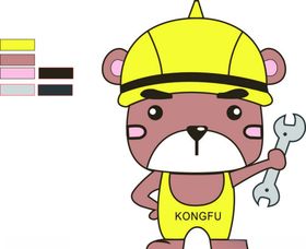 卡通漫画狗修理工