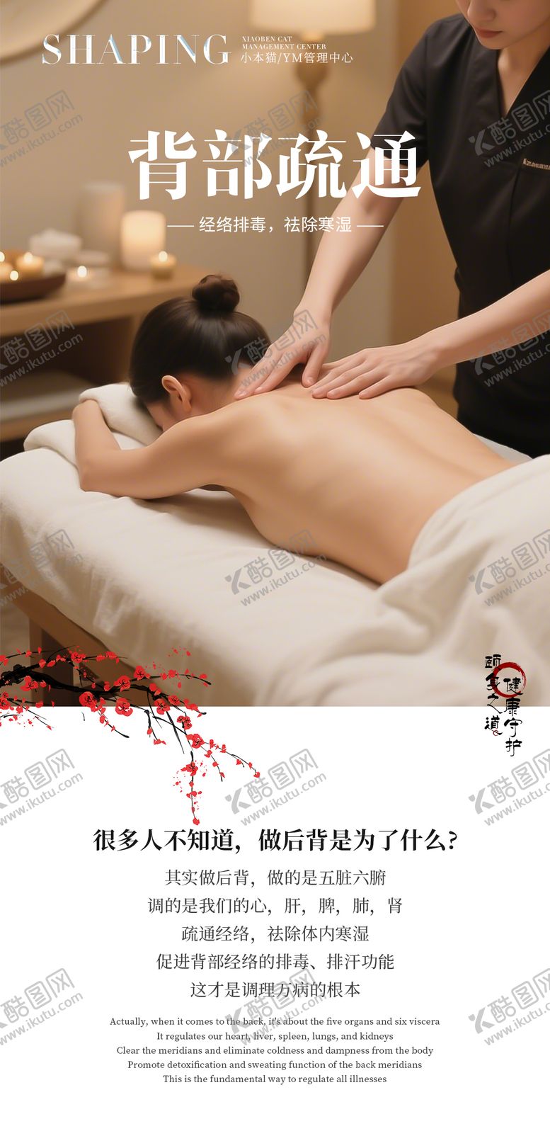 编号：67359309111845007906【酷图网】源文件下载-背部疏通海报