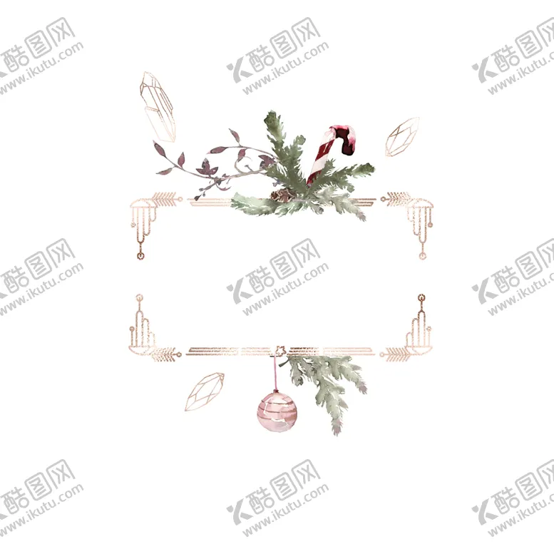 编号：24817612211328491874【酷图网】源文件下载-圣诞水彩画