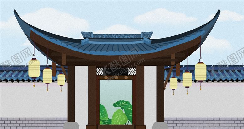 编号：78316105010406524834【酷图网】源文件下载-古风建筑