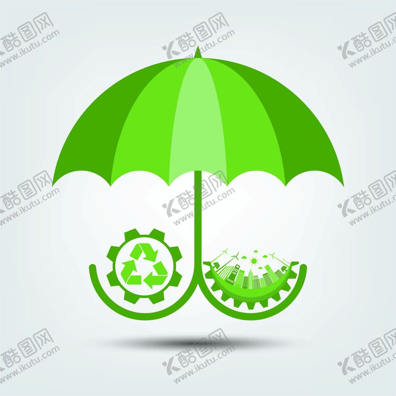 编号：40158210022146586789【酷图网】源文件下载-ai矢量绿色环保元素