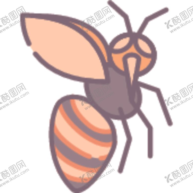 编号：42235310080638154197【酷图网】源文件下载-简笔动物矢量插画