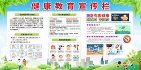 健康教育宣传栏展示