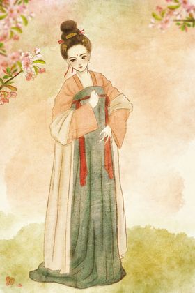 古风人物美女插画