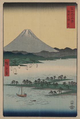 歌川广重日式绘画日式装饰画