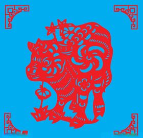 牛剪纸