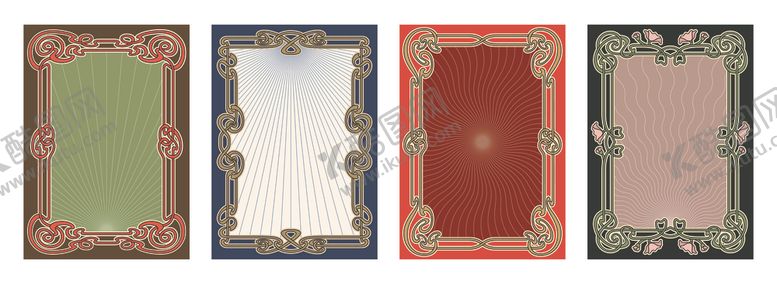编号：56941607132003212819【酷图网】源文件下载-复古边框背景