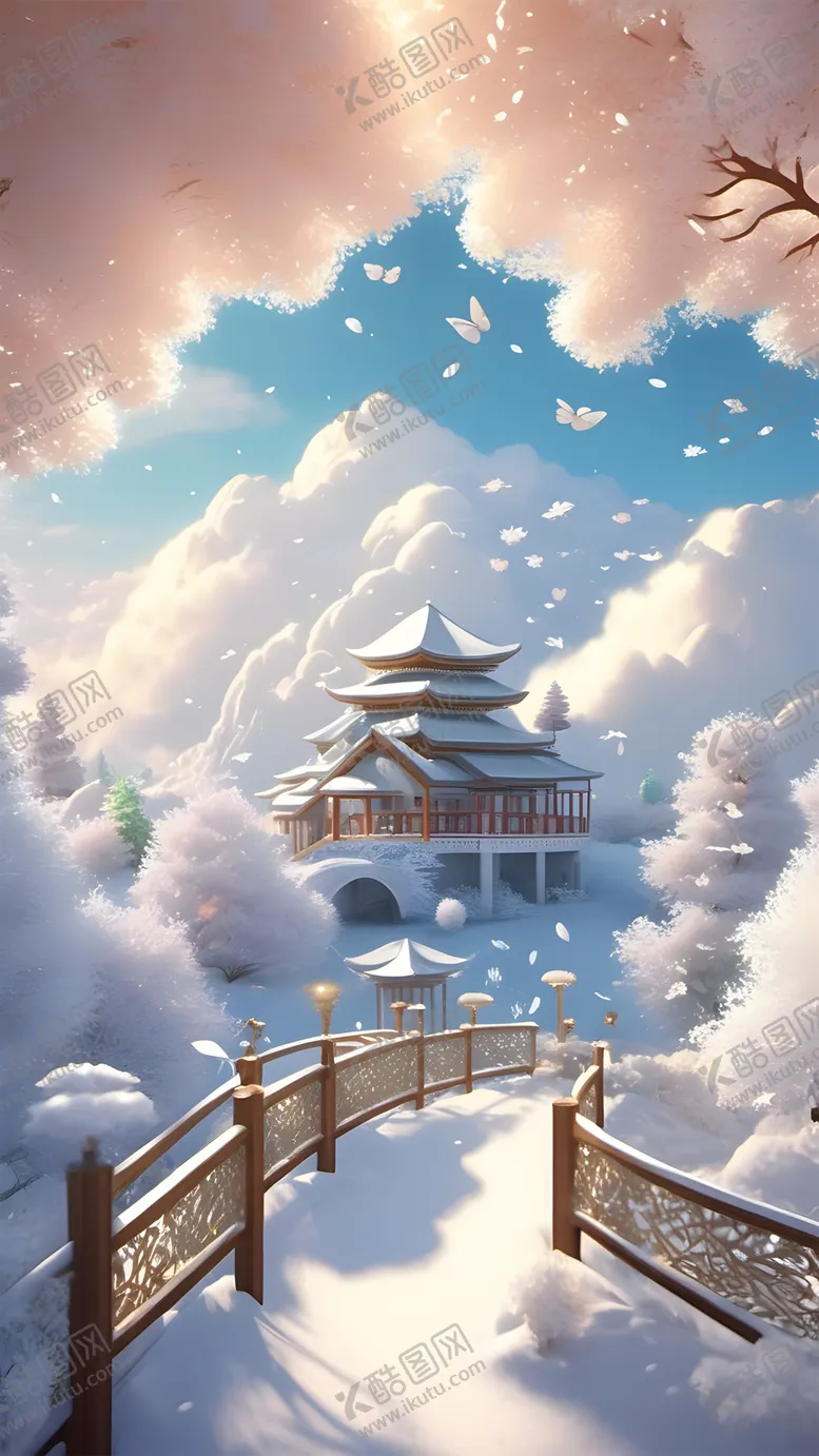 编号：89975612160805392380【酷图网】源文件下载-雪景