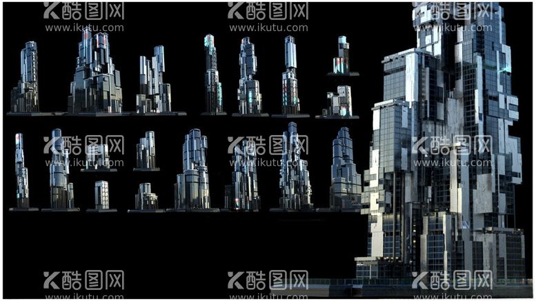 编号：95840312202238112523【酷图网】源文件下载-C4D模型建筑