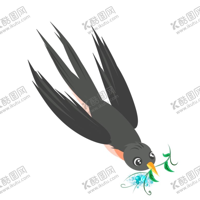 编号：72420211010645132845【酷图网】源文件下载-立春燕子插画