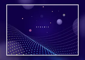 科技展板背景会议蓝色会议互联网会议