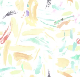 水彩花丝巾复古数码