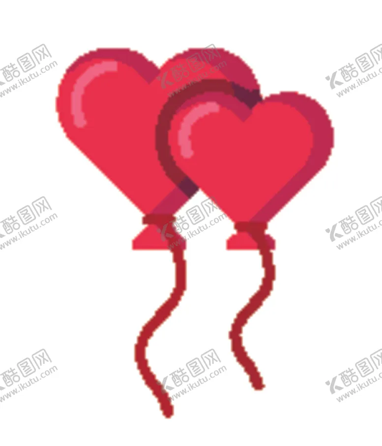 编号：51532005080609121603【酷图网】源文件下载-爱心气球