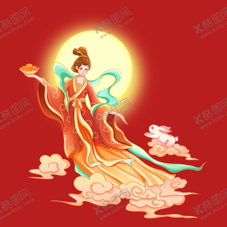 编号：77140802190736573223【酷图网】源文件下载-中秋节嫦娥