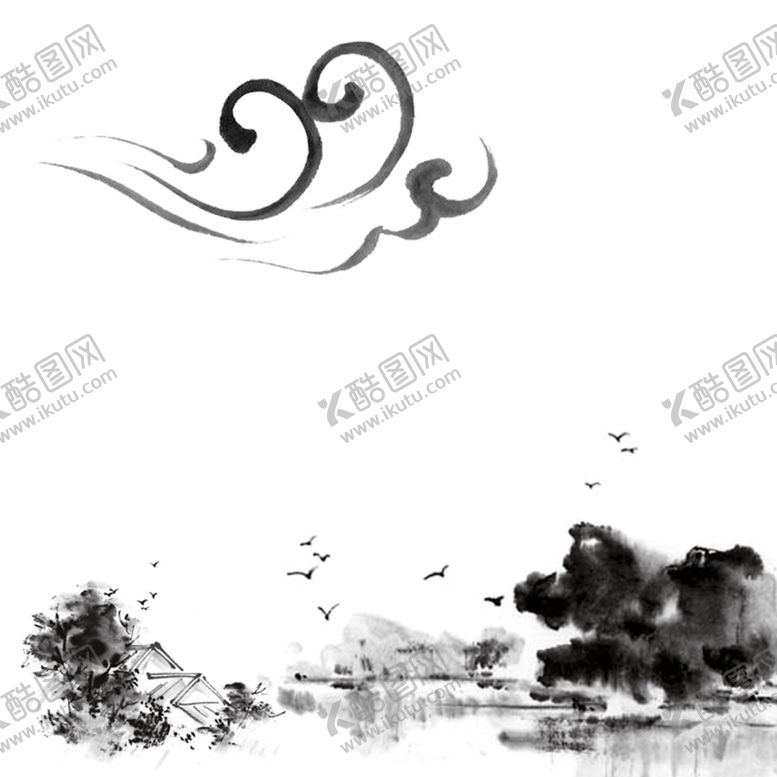 编号：66919104290805357091【酷图网】源文件下载-水墨山水