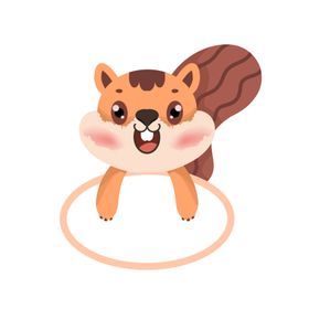 卡通松鼠